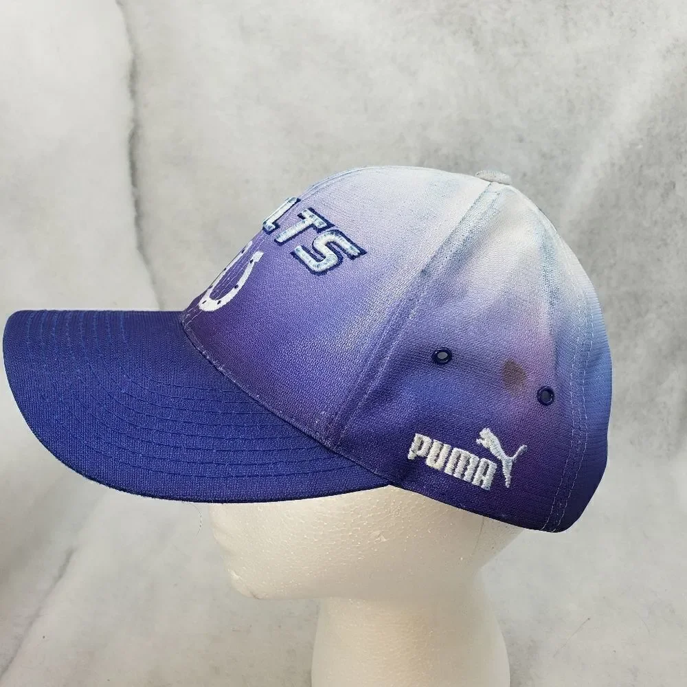 Indianapolis Colts Blue Gradient Puma Adult OSFA Strapback Hat Cap NFL Football